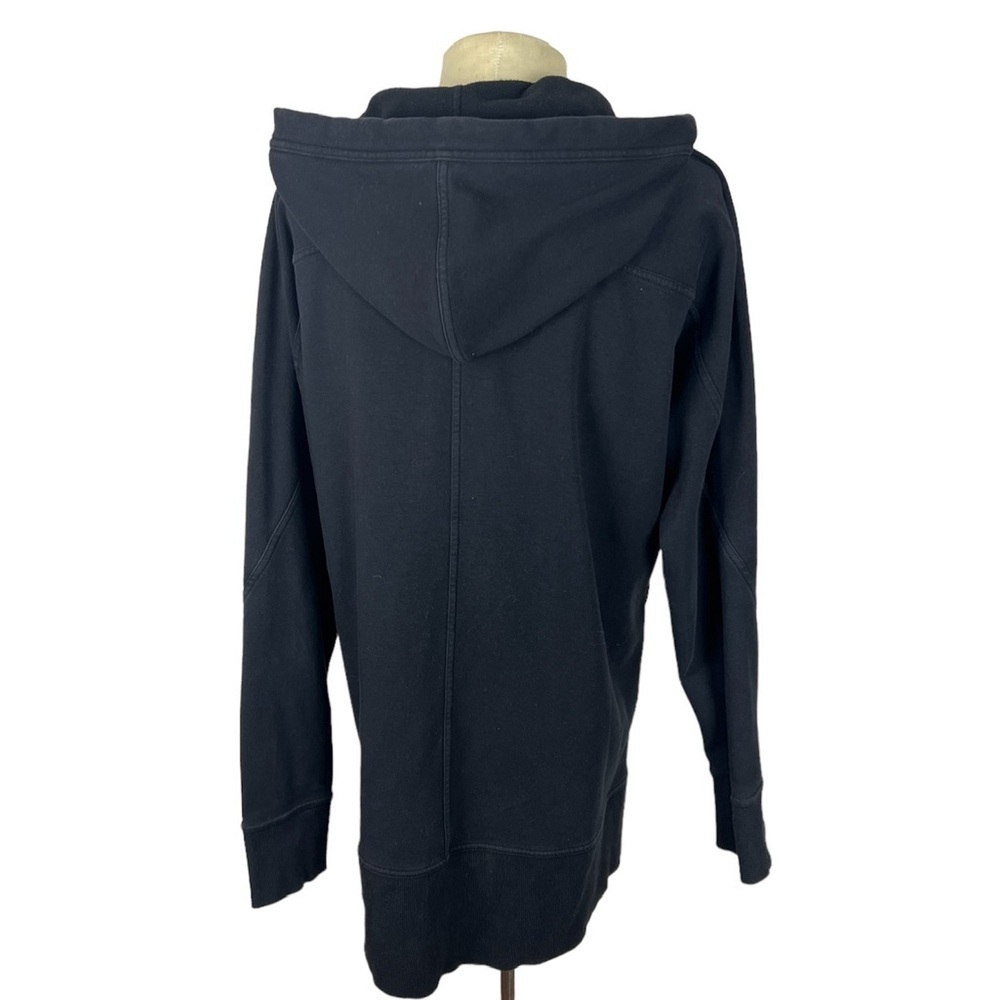 Athleta zip up hoodie jacket Longline Black size Small - Picture 3 of 8
